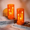 Da by Flameless Candle, Battery-Powered Candle with Remote Control and