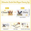Dishwasher Magnet Clean Dirty Sign - Cosmisun Chicken Clean Dirty