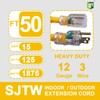 EP 50 ft Lighted Outdoor Extension Cord - 12/3 SJTW