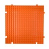 Stained Glass Cutting Mat, Solid Bottom Plastic Grid, Orange, 1