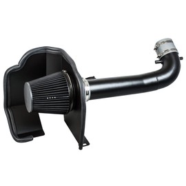 ARES Heat Shield Air Intake Kit BLACK Compatible For 2014-2018 Silverado 1500/GMC Sierra 1500 5.3L/6.2L & 2019 Silverado 1500 Limited/Sierra 1500 Limited 5.3L/6.2L V8 ONLY