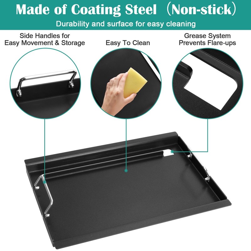 Full Size Griddle Inserts for Char-Broil Performance Convective 3 Burner