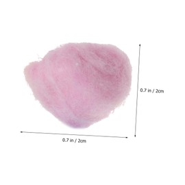 minkissy 1 Pack Cleaning Cotton Balls Fuzzy Balls for Crafts Small Cotton Balls Makeup Cotton Balls Makeup Removal Cotton Balls Cotton Balls for Face Cleaning Supplies Newborn, 22x1.5cm