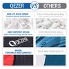 QEZER Down Sleeping Bag, 590 g, Ultralight Summer Sleeping Bag,