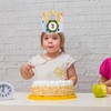 HexinYigjly Birthday Crown, Birthday Children's Crown Girls Interchangeable Numbers from