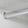 Vientiane Wardrobe Rail Holder,2 Pieces Metal Wardrobe Tube Bearing for