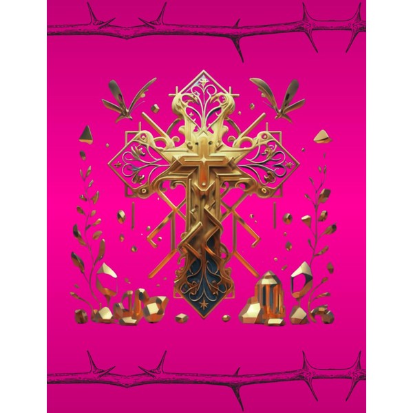Christian Faith Notebook: Grid Pink Journal for Christians Flexible Cover
