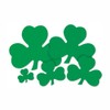 Beistle 33760-12 36-Pack Decorative Printed Shamrock Cutouts, 12-Inch