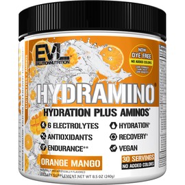 Evlution Nutrition Hydramino Multiplicador de Hidratación  Hydration Multiplier Electrolytes  Amino Acids                                             