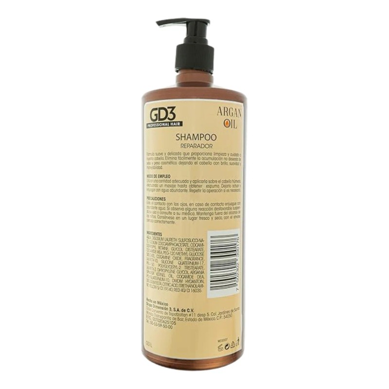 Shampoo Reparador Para Cabello Con Aceite De Argan Gd3 1