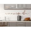 Grandora Wall Tattoo Coffee Cup Coffee Beans I Brown Creative