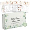 Baby Shower Games - 6 Game Bundle - Eucalyptus, Jungle, Safari, Baby Boy, Baby Girl - 10 Guests Pack (Teddy Bear)
