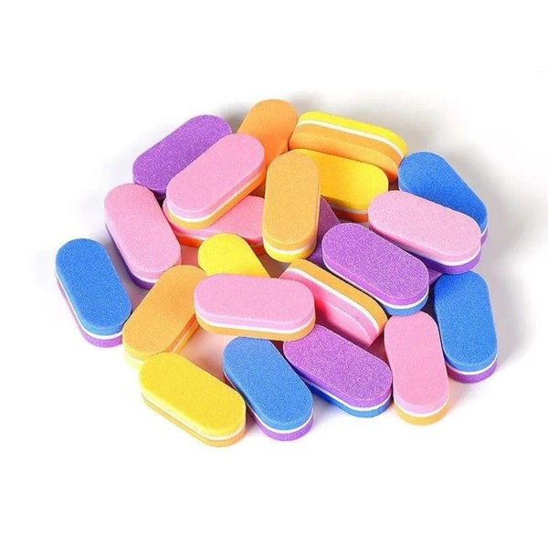 80PCS Mini Nail File for Acrylic Nails and Natural Nails,