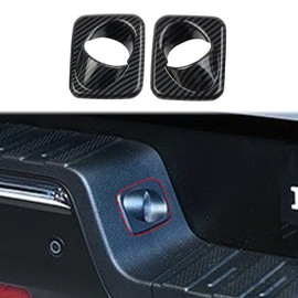 crosselec Carbon Fiber Tail Gate Licence Light Cover Trim for 2017-2024 Honda Ridgeline