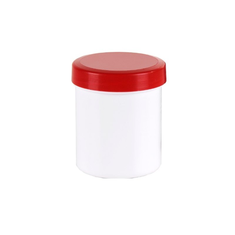 50 Ointment 10g/Cream Pots Tin with Lid 12 ml White