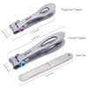 SZQHT Extra Wide Jaw Opening Nail Clippers for Thick Nails
