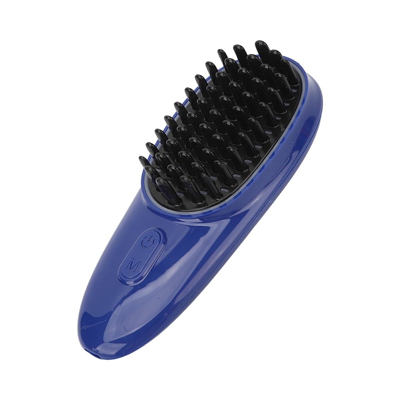 Electric Scalp Massager Brush Vibration Red Blue LED Fatigue Relief