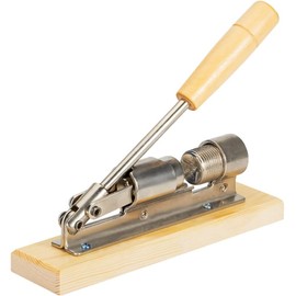 Cascanueces Mecánico para todas las nueces,Herramienta ajustable para nueces, avellanas,Quebrador de Nueces ，Casador Manual de Cascanueces Frutos Secos Alicates Herramienta con base de madera y mango de madera