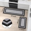 LuxStep Kitchen Mat [2 PCS] Cushioned Kitchen Rugs Thick Kitchen