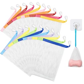 8 Stück Seifenbeutel, Bunt Foamie Seifensäckchen