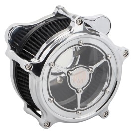 Unbranded CNC Cut Air Cleaner Intake Filter Kit For Harley Touring FLH Trike Dyna Softail