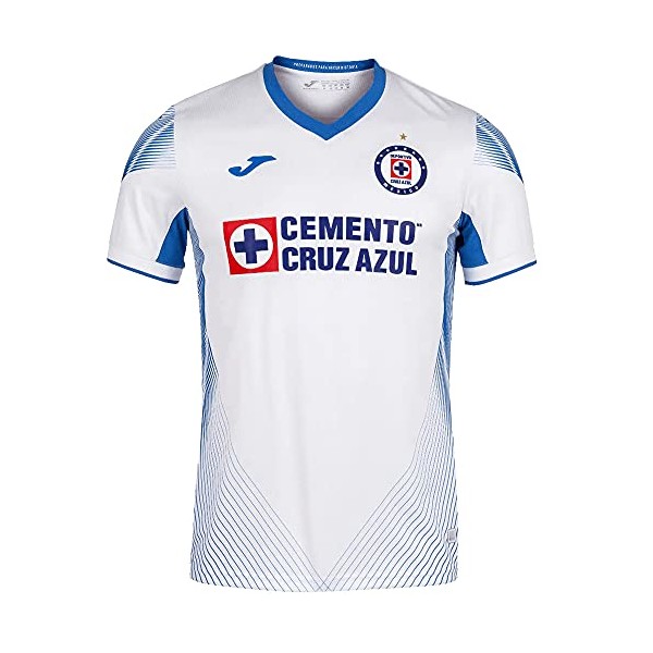 Joma Authentic Cruz Azul 2021/2022 Jerseys (Small, White, s)