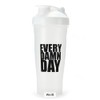 Generisch Protein Shaker, 600 ml, Leak-Proof, BPA Free (White)