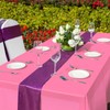 ELECLAND Plastic Table Cover - Hot Pink, 137 x 274