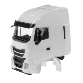 herpa 085045 Part Service Driver's Cab Iveco Stralis, Truck for Crafts and Collecting, White