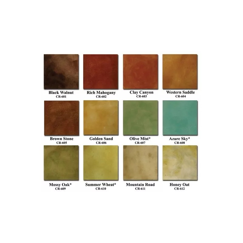 Concrete Resurrection Professional Easy to Apply Concrete Acid Stain -Olive