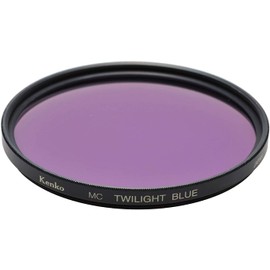 Kenko Lens Filter with Colour Effect MC Twilight Blue 72 mm, Creates Inspiring Colours in the Evening Sky, 195383