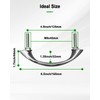 6.5"(165mm) Boat Grab Handle Stainless Steel 316 Hardware, Heavy Duty