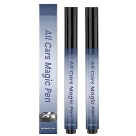2Pcs All Car Magic Pen,Car Scratch Remover,Magic Car Scratch Removal Pen,Quick Fix for Scratches and Paint Damage, Weatherproof Fits All Car Colors