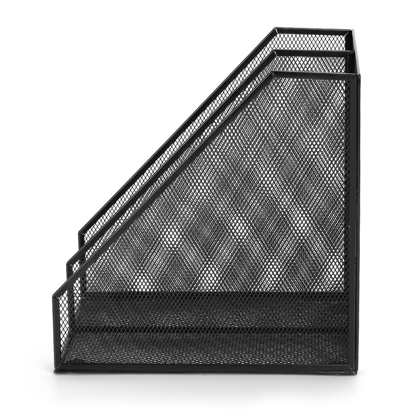 Carperipher Metal Mesh Magazine File Holder, 2 Pcs Desk Document
