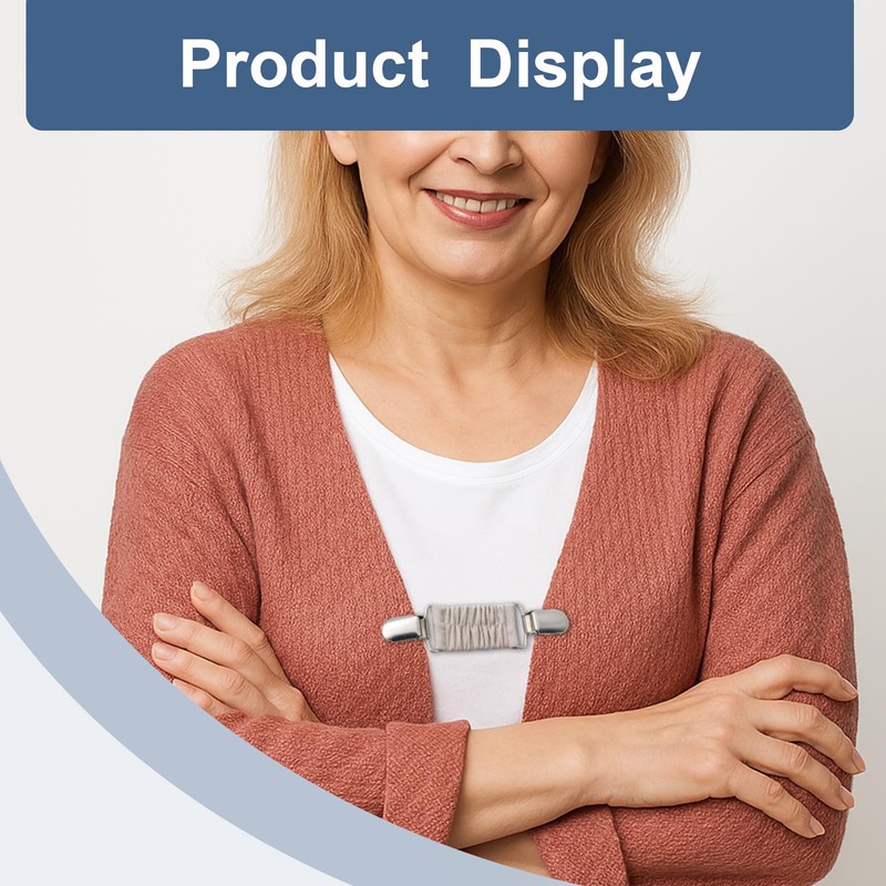 tiyiyok Pack of 3 Dress Clips, Dress Cinch Clip, Cardigan