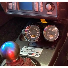 Interior Customz Ashtray Pod 52mm DUAL for Lancer Evo Evolution 7 8 9 VIII IX LHD or RHD