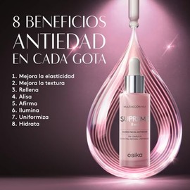sika  Set Facial Supreme 8 en 1  Suero Antiedad  Crema Hidratante  Rutina Antiarrugas, Firmeza y Luminosidad  Multi Accin Max Supreme  27 ml  50 g    