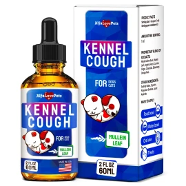 Kennel Cough Relief for Cats & Dogs | Pet Cough Suppressant | 2 Oz