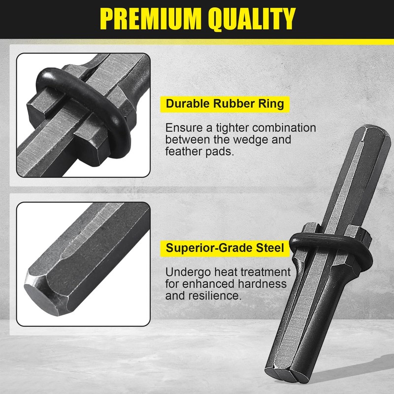 FLK Tech 10 Pack 5/8" Plug Wedges and Feather Shims