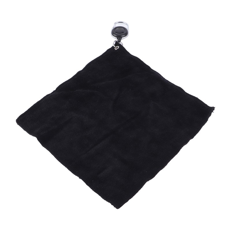 1 Pcs Double‑sided Plush Cotton Golf Club Cleaning Towel Cloth