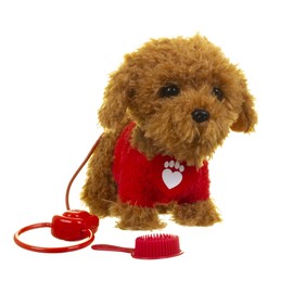 Walkies with Waffle Soft Toy, Waffle the Wonder Dog, Super Cute and Cuddly, Remote Control Dog, Cbeebies, Age 18 Months Up