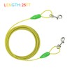 Petest 25ft Tie-Out Cable with Crimp Cover for Small Dogs