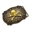 CHENNAN Men's Belt Buckle 40 mm, Belt Buckle Skull for
