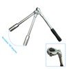 Young Wolf 6" Adjustable 4 Way Ratchet Wrench Handle, 3/8