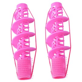 Healvian 2pcs Flexible Curling Perm Rods for Effortless Curls Portable Hair Rollers for All Hair Types for Styles and Waves Non-damaging Spiral Curling Tools