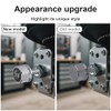 Motorcycle Rear Mudguard Seat Screw, Skull Design 1/4"-20 Thread Seat