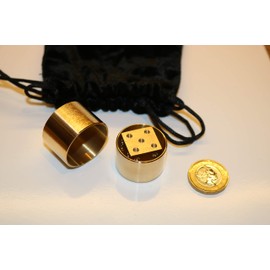 QUICK PICK MAGIC Dice CIPHER 2 Mind Reading Magic Trick Metals Magic Trick