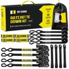 Motorcycle Tie Down Strap Kit, Includes (4) 1" x 15'