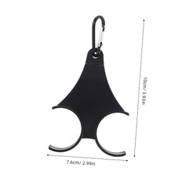 SUPVOX Golfing Tee Holder Clip Dual Balls Holder Construction Abs Material Easy Handling Storage for Golf Tees