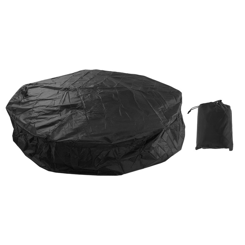 Hot Tub Cover Round Weatherproof 190 Silver Coated Foldable Tear